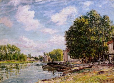 Moret-sur-Loing, 1885 da Alfred Sisley